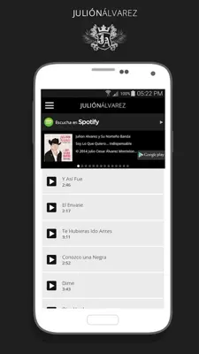 Julión Álvarez android App screenshot 3